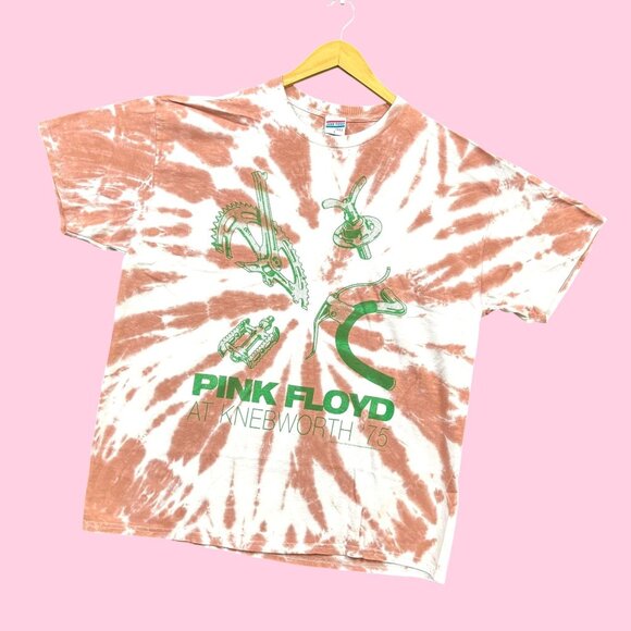Pink Floyd at Knebworth '75 Rock Band Tie-Dye Tee L - Picture 3 of 4
